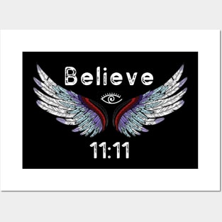 Believe 11:11 Posters and Art